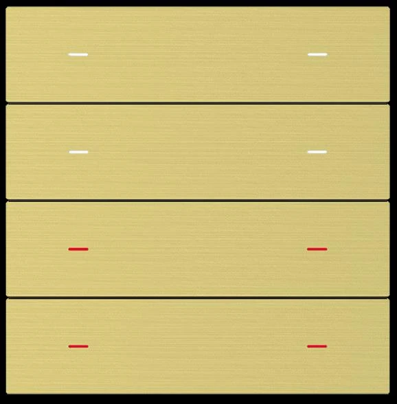 Keypad dengan finishing kuningan sikat